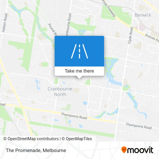 The Promenade map