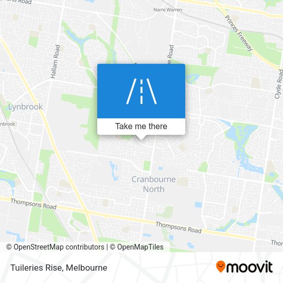 Tuileries Rise map