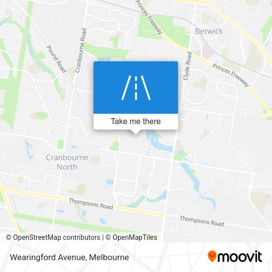 Wearingford Avenue map