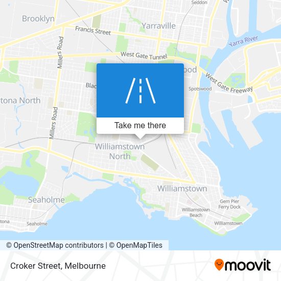 Croker Street map