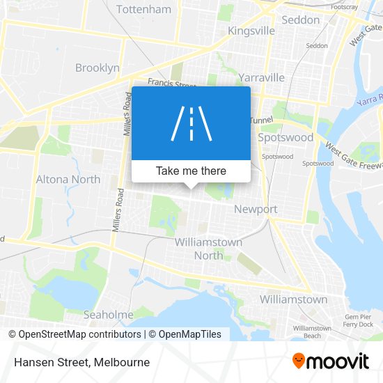 Hansen Street map