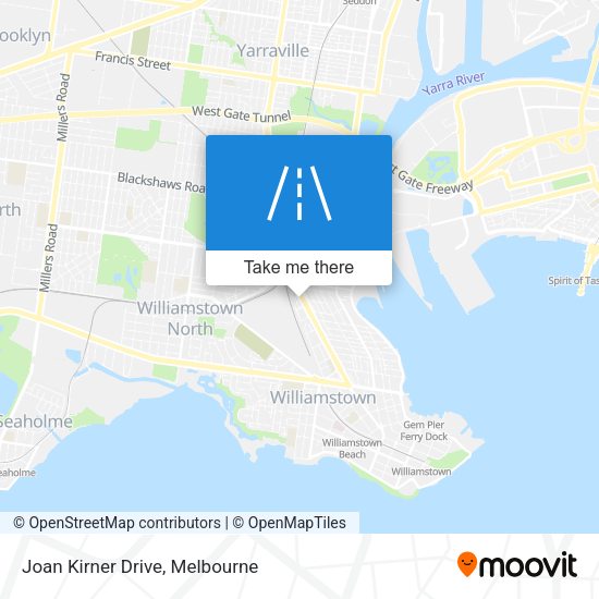 Joan Kirner Drive map