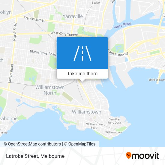 Latrobe Street map