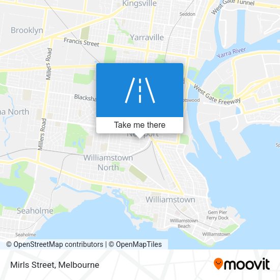 Mirls Street map