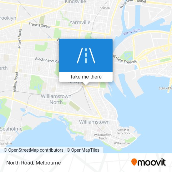 North Road map