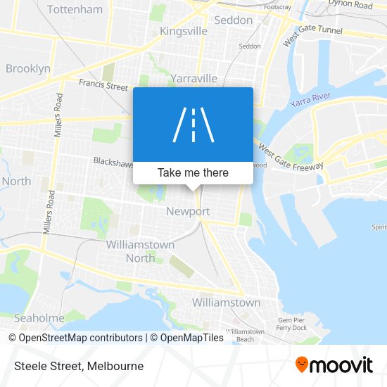 Steele Street map