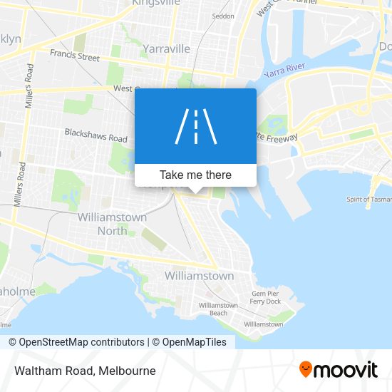 Waltham Road map
