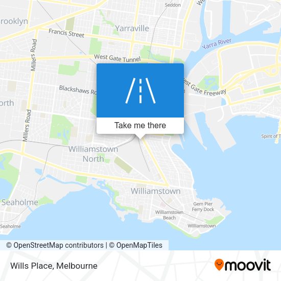 Wills Place map
