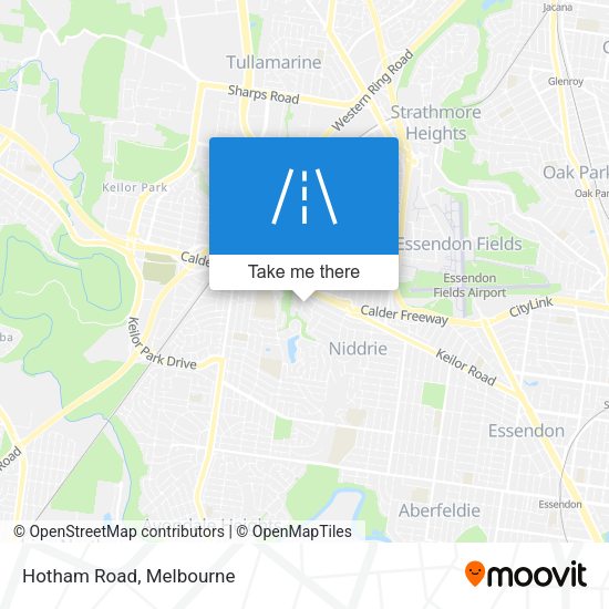 Hotham Road map