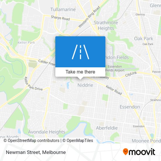 Newman Street map