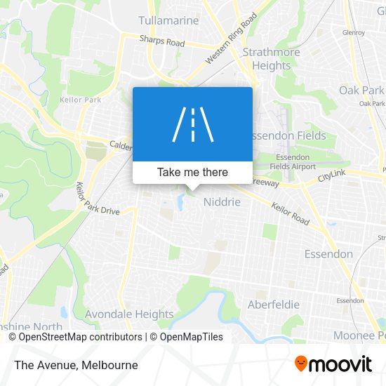 The Avenue map
