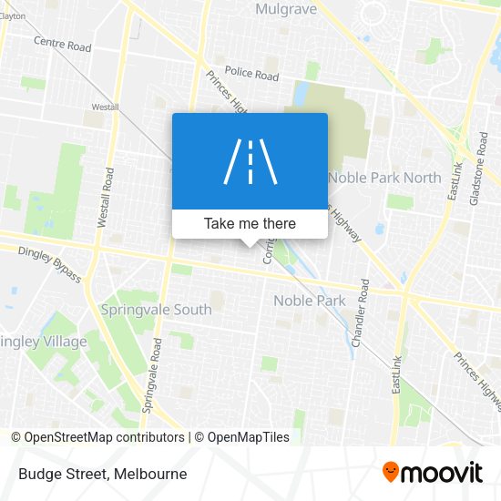 Budge Street map