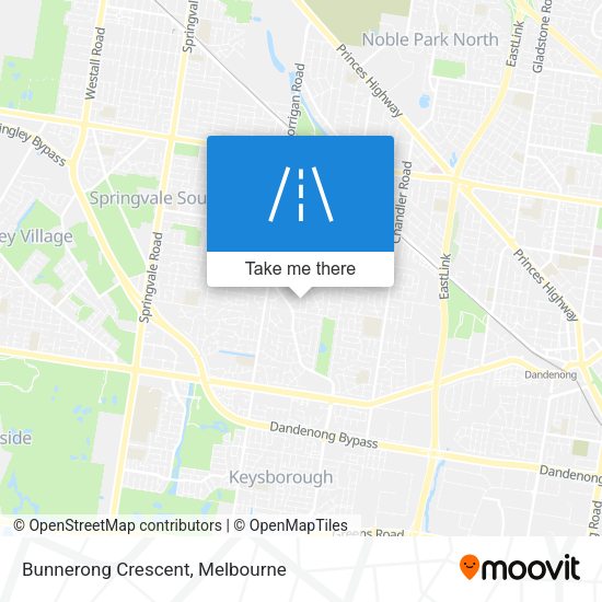 Bunnerong Crescent map