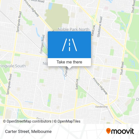 Carter Street map