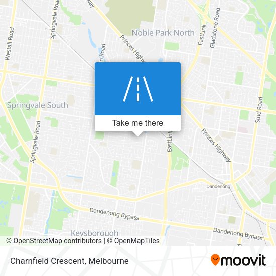 Charnfield Crescent map