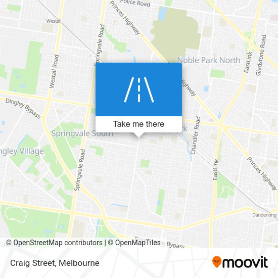 Craig Street map
