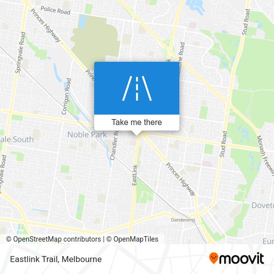 Eastlink Trail map