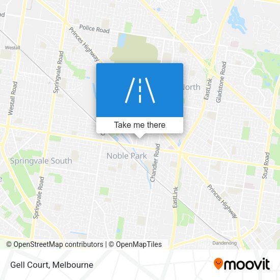 Gell Court map