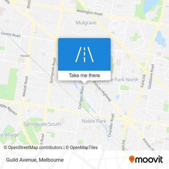 Guild Avenue map