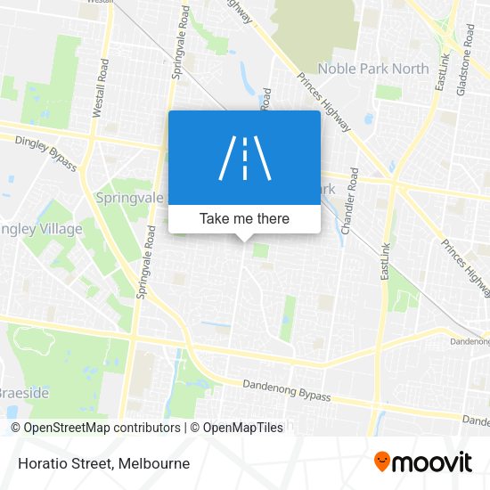 Horatio Street map