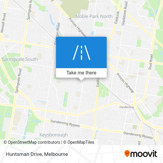 Huntsman Drive map