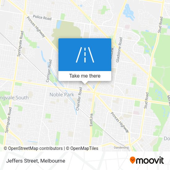 Jeffers Street map