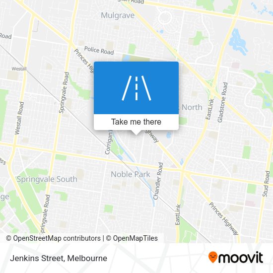 Jenkins Street map