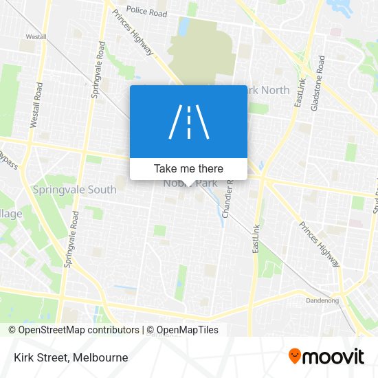 Kirk Street map