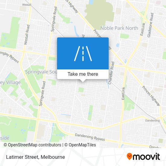 Latimer Street map