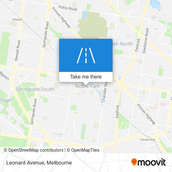 Leonard Avenue map