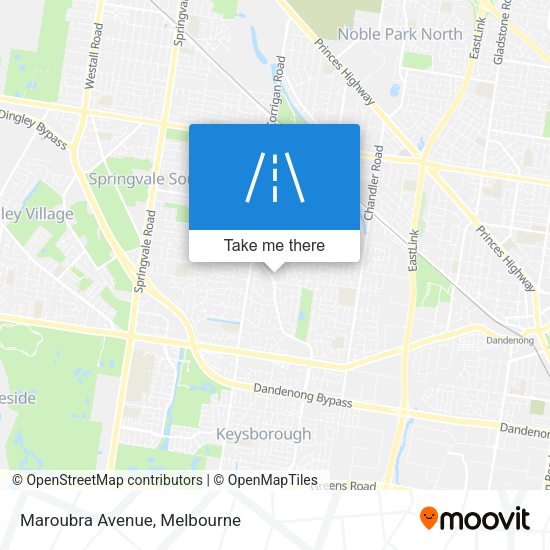 Maroubra Avenue map