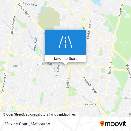 Maxine Court map