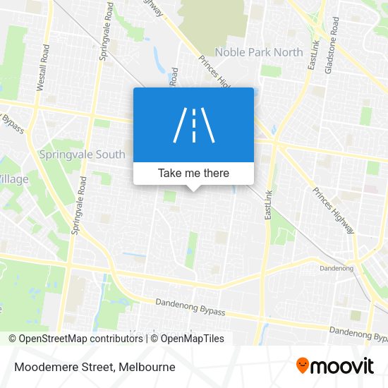 Moodemere Street map
