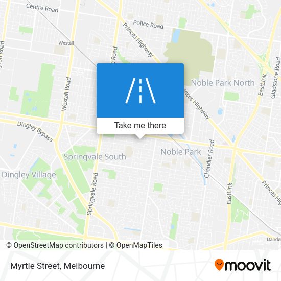 Myrtle Street map
