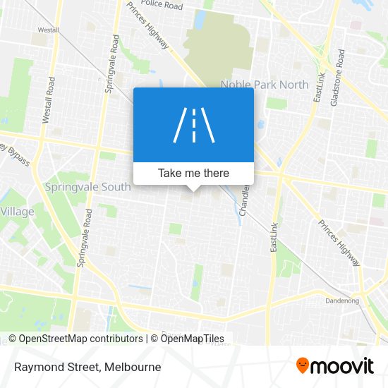 Raymond Street map
