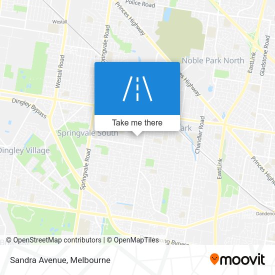 Sandra Avenue map