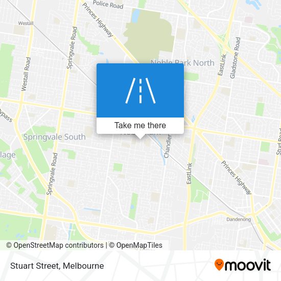 Stuart Street map