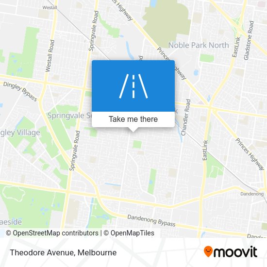 Theodore Avenue map
