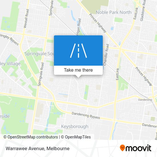 Warrawee Avenue map
