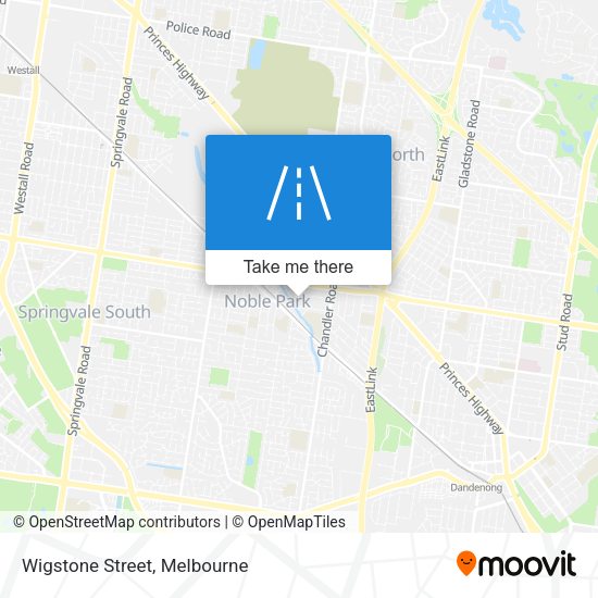 Wigstone Street map