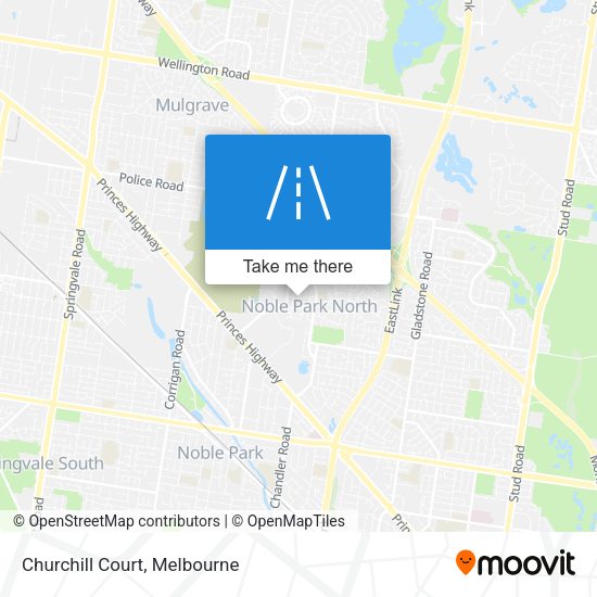 Churchill Court map