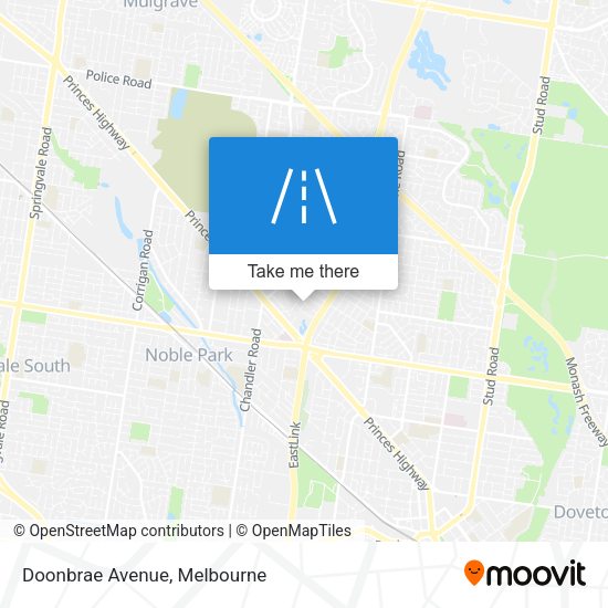 Doonbrae Avenue map
