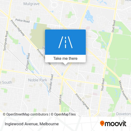 Inglewood Avenue map