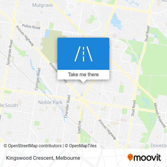 Kingswood Crescent map