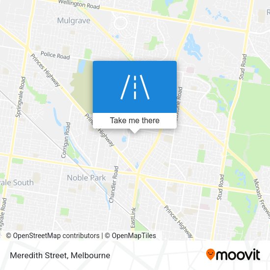 Meredith Street map