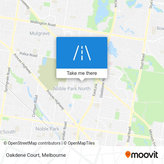 Oakdene Court map