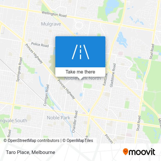 Taro Place map