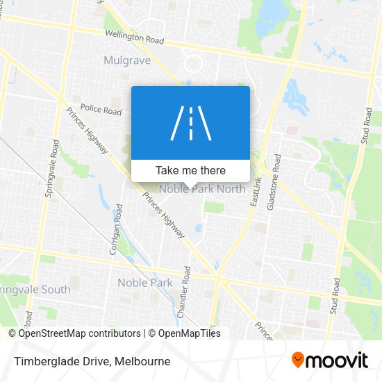 Timberglade Drive map