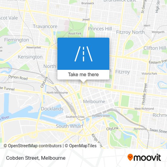 Cobden Street map