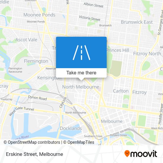 Erskine Street map